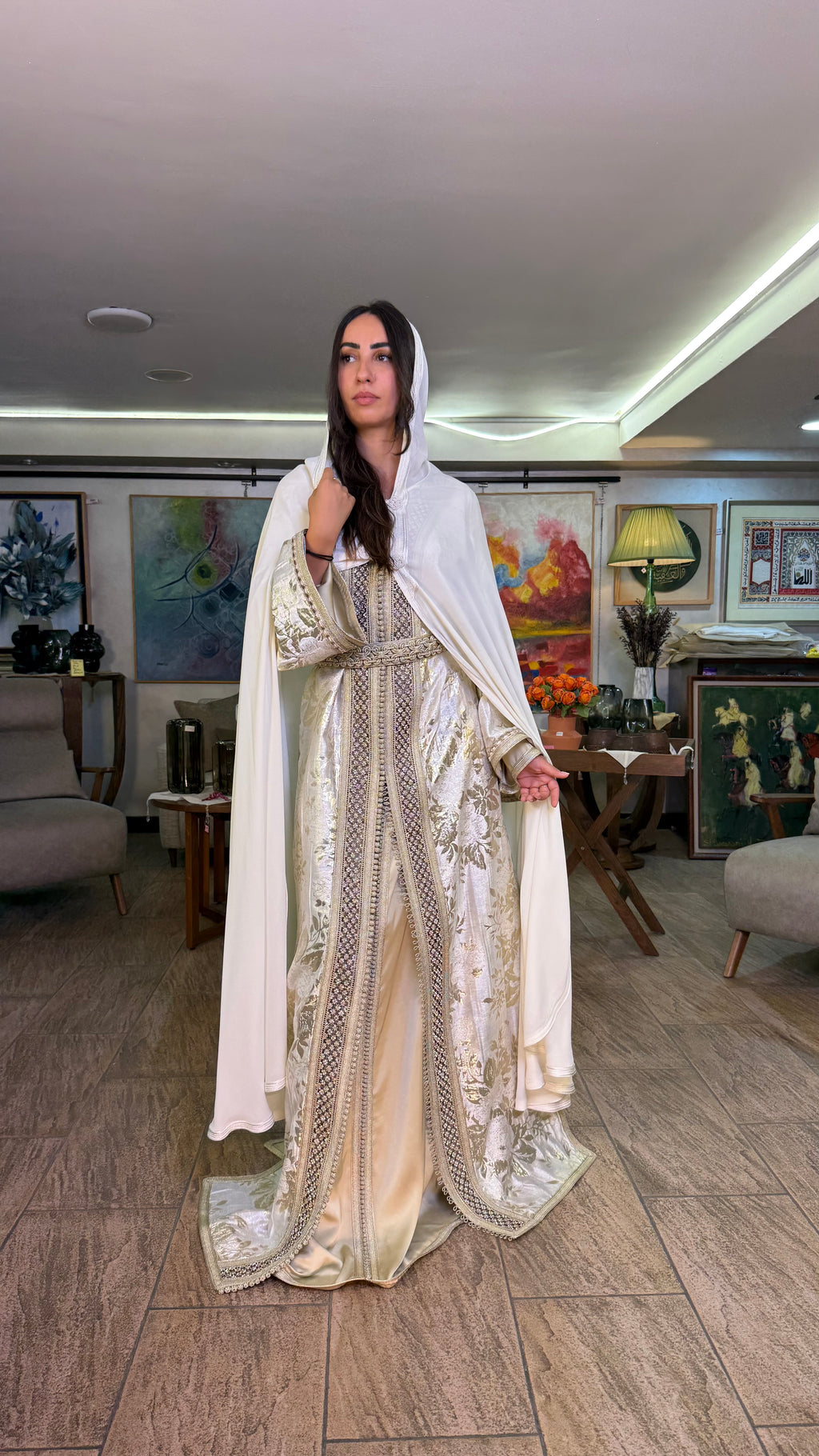 Sheer Hooded Selham Cape