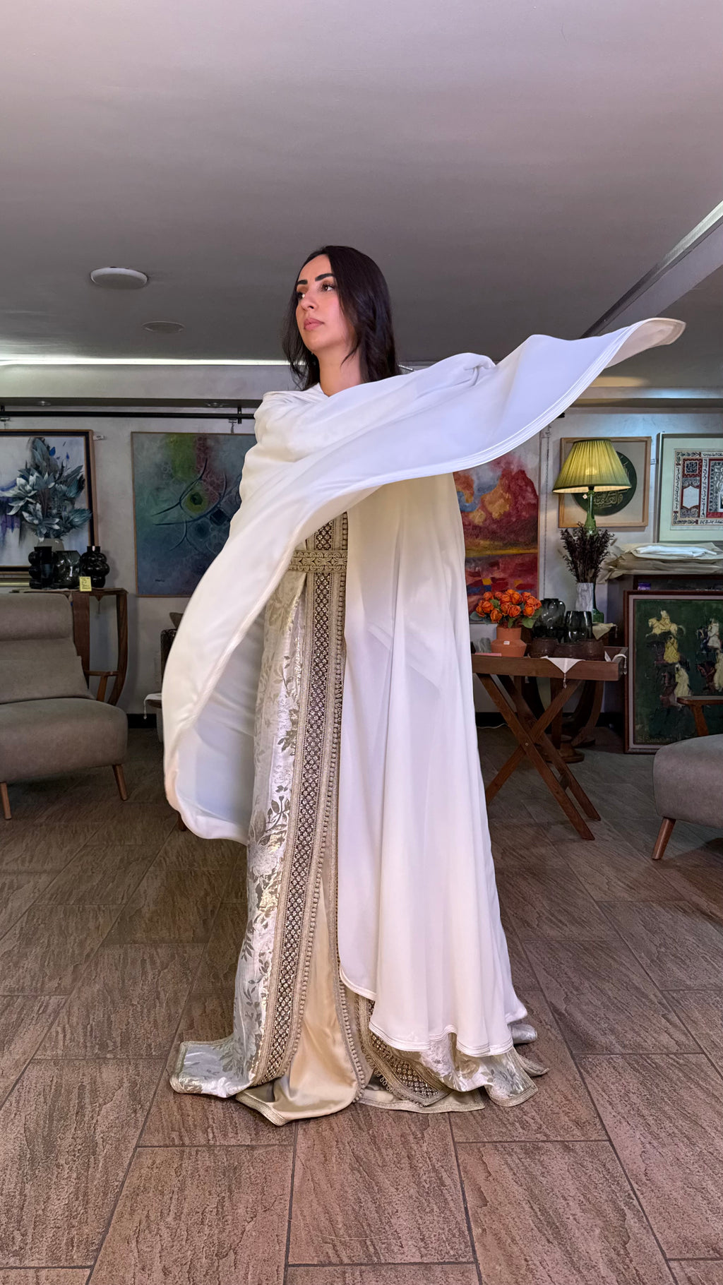 Sheer Hooded Selham Cape