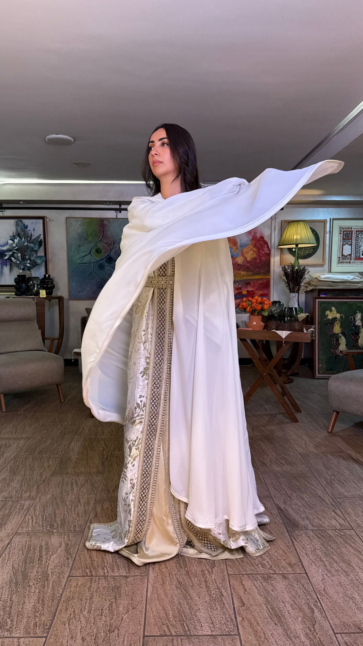 Sheer Hooded Selham Cape