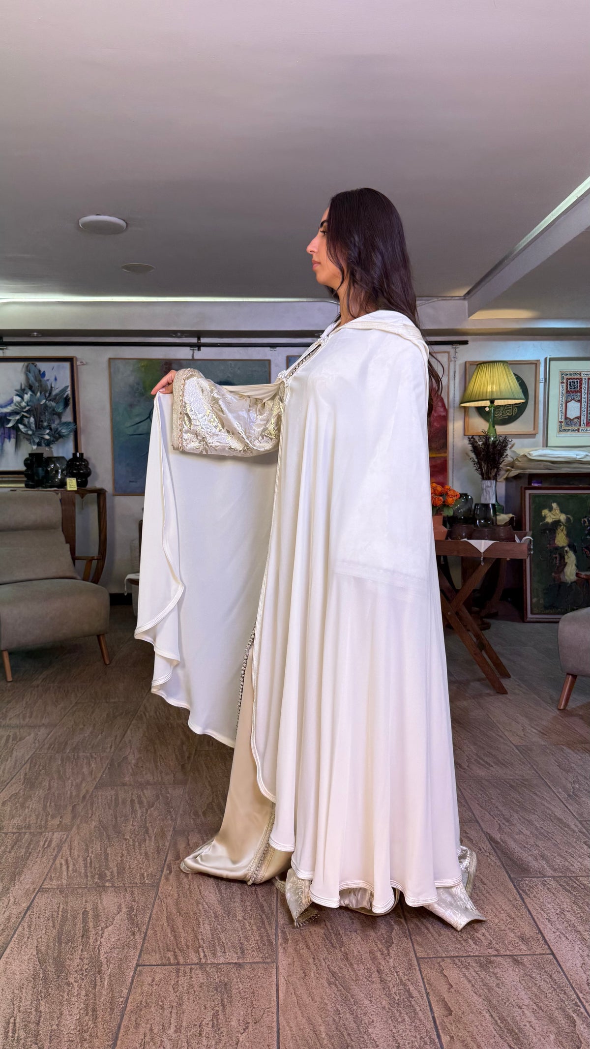 Sheer Hooded Selham Cape