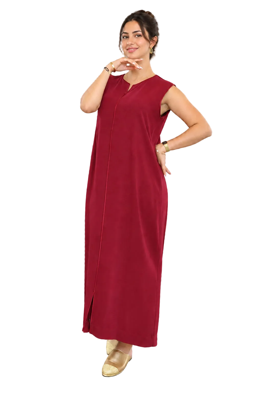 Moroccan Kmiss ton sur ton with cord