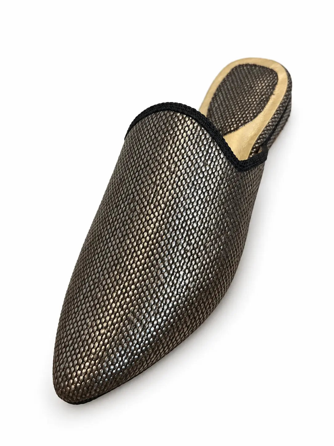 Charcoal Textured Babouches