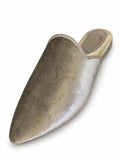 Grey Pointed-Toe Babouches