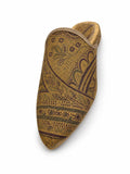 Tan Ornamental Pattern Babouches